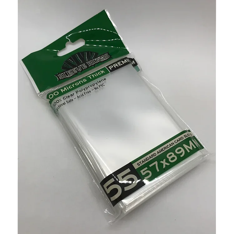 Sleeve Kings 9903 Premium Standard American Card Sleeves (57x89mm) -55 Pack, 100 Microns image