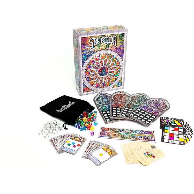 Sagrada English / Hindi Edition All Board Games, Best Sellers, Our Games, Published Games, For Cafe, 2- Next 21 to 50 Games, Imported, All Products image