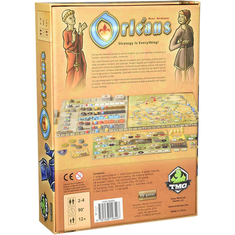 Orleans Base Game with 5th player expansion inside image