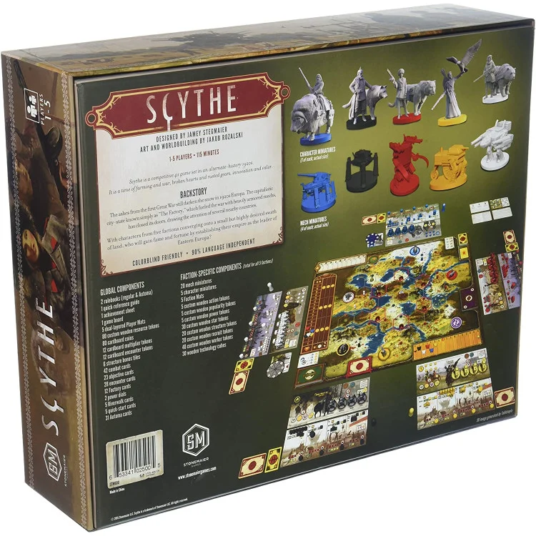 Scythe All Board Games, BGG Top 100, Imported Games, For Cafe, 3- Next 51 to 100 Games, All Products image