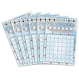 Heidelberger Spieleverlag, Horrible Guild HR013 – Railroad Ink: Edition Bright Red – Gioco di dadi per 1-6 giocatori, dagli 8 anni, tedesco, rosso