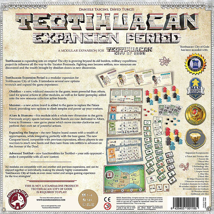 Teotihuacan-Expansion Period Board Games, Imported Games, All Products image