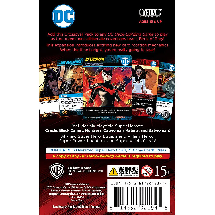 DC Deck-Building Game Crossover Pack 6: Birds of Prey On demand, Imported Games, All Products image