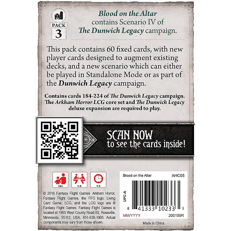 Arkham Horror: Return to The Dunwich Legacy On demand, Imported Games, All Products image