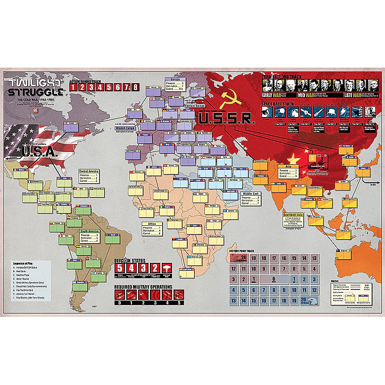 Twilight Struggle Deluxe Edition BGG Top 100, On demand, Imported Games, All Products image