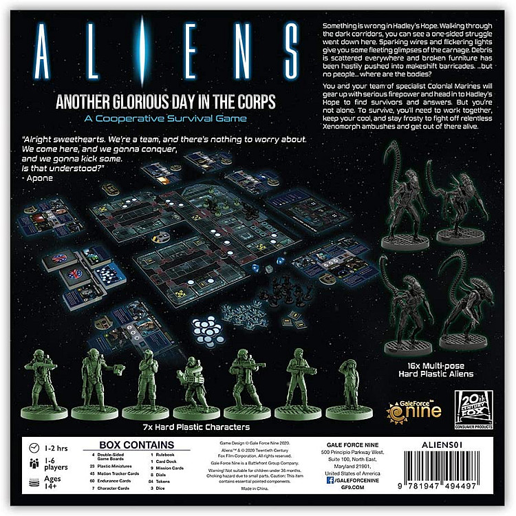 Aliens: Another Glorious Day In The Corps image