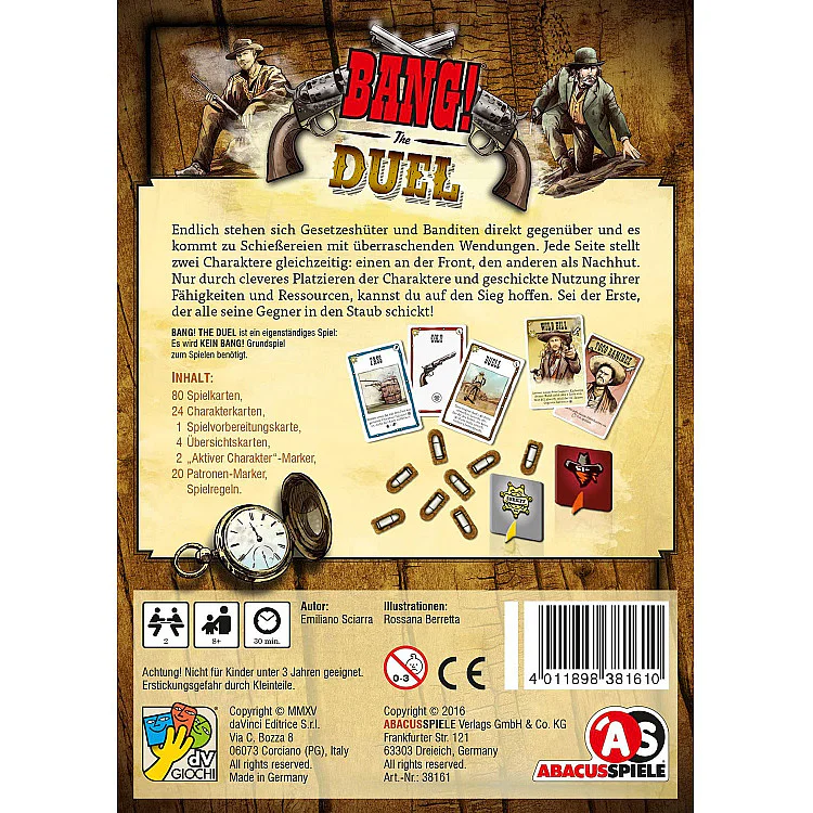 Bang! The Duel Imported Games, All Products image