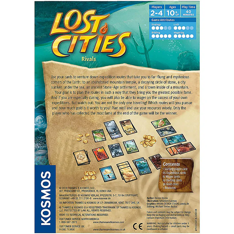 Lost Cities: Rivals On demand, Imported Games, All Products image