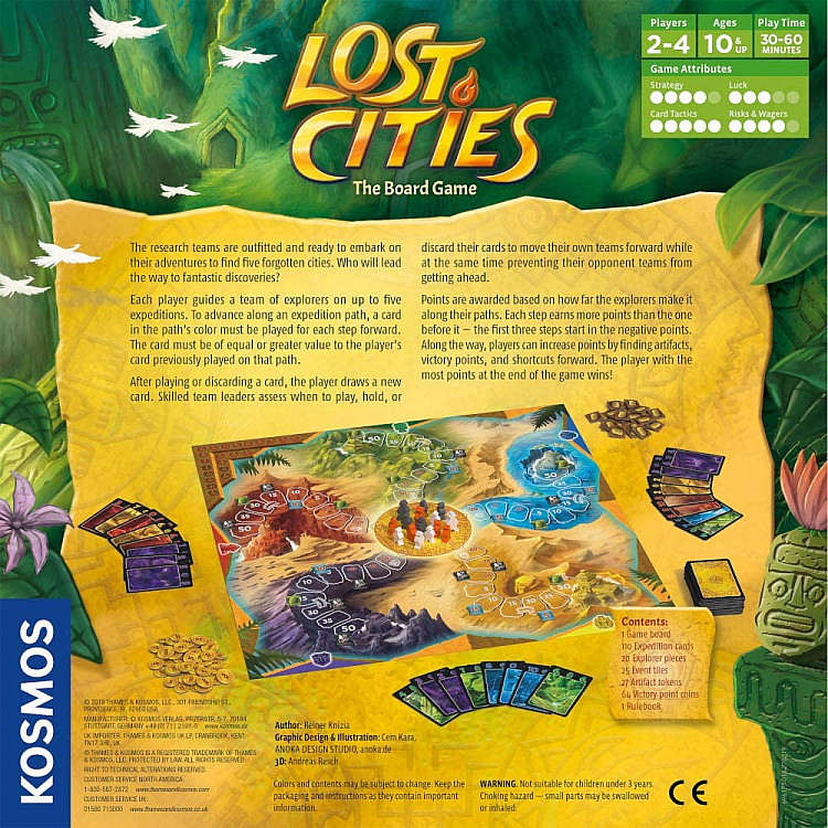 Lost Cities Board Game image