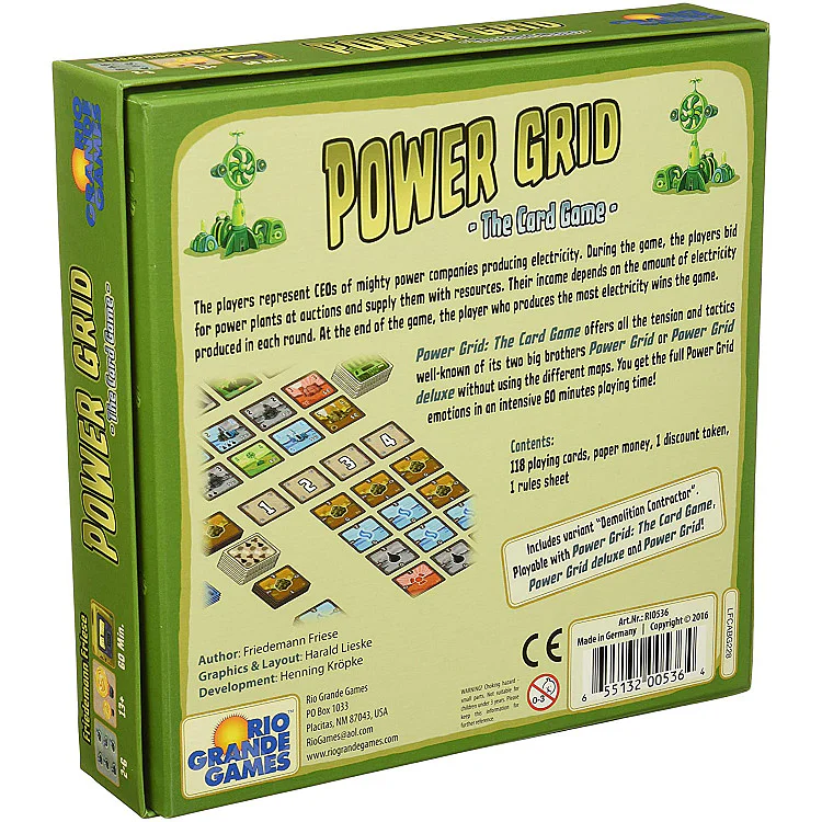 Power Grid: The Card Game On demand, All Products image