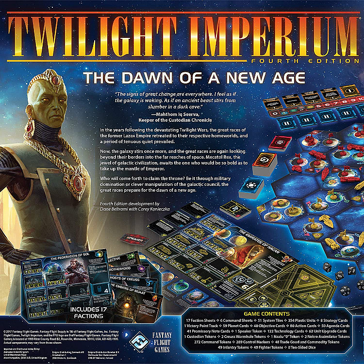 Twilight Imperium 4th Edition BGG Top 100, Imported Games, All Products image