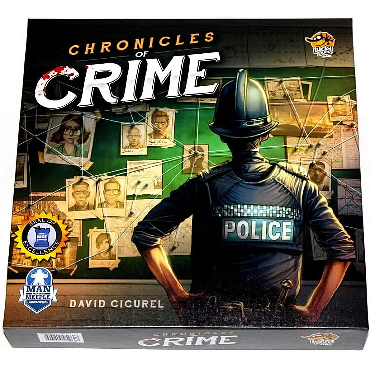 Chronicles of Crime - Retail Imported Games, The Dice Tower Seal of Excellence, For Cafe, All Products image