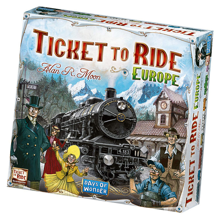 Ticket to Ride: Europe Best Sellers, Imported Games, For Cafe, 1 - First 20 Games Essential, All Products image