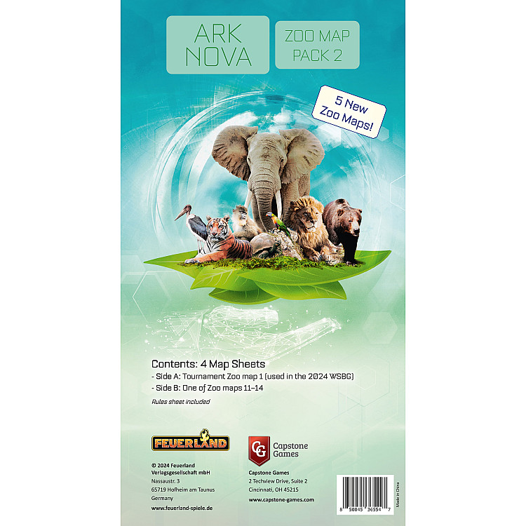 Ark Nova: Zoo Map Pack 2 On demand, Imported Games, All Products image