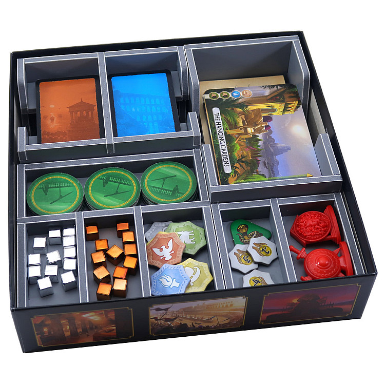Folded Space: 7 Wonders Duelv2 Insert On demand, Folded Space Inserts, All Products image