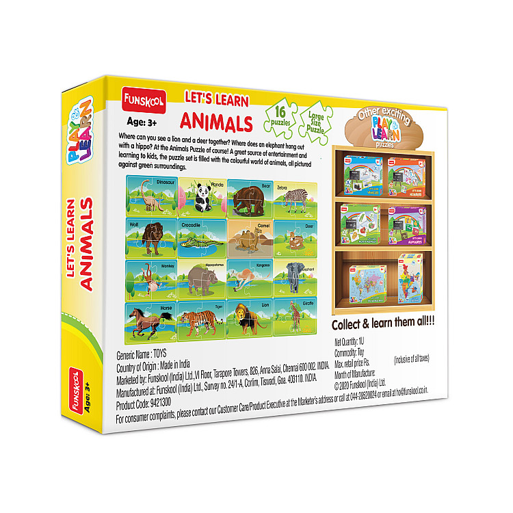 Let's Learn Animals Puzzle image