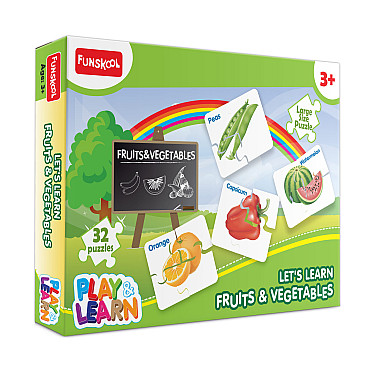 Let's Learn Fruits & Vegetables Puzzle