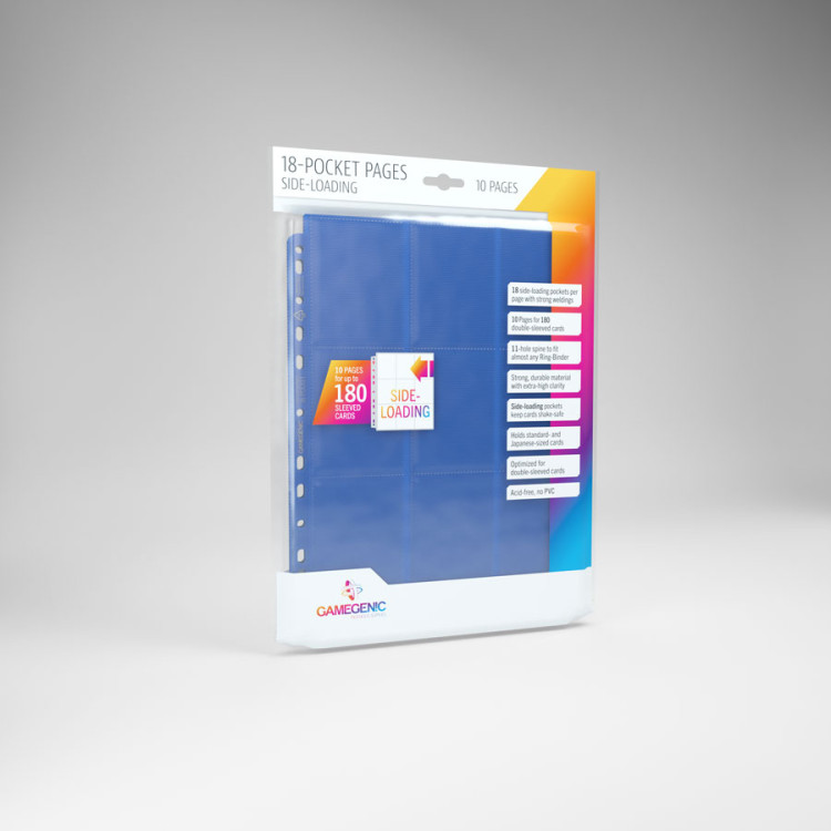 Gamegenic Sideloading 18-Pocket Pages 10 pcs pack image