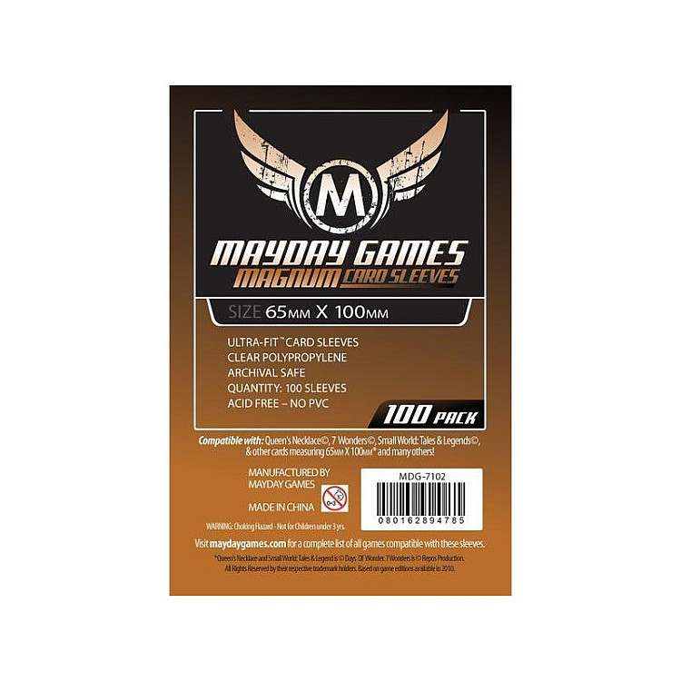 Mayday: 7102 - 65X100 MM (100 Pack) Accessories, Card Sleeves, Imported Games, All Products image