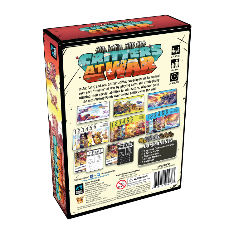 Air, Land & Sea: Critters at War On demand, Imported Games, All Products image