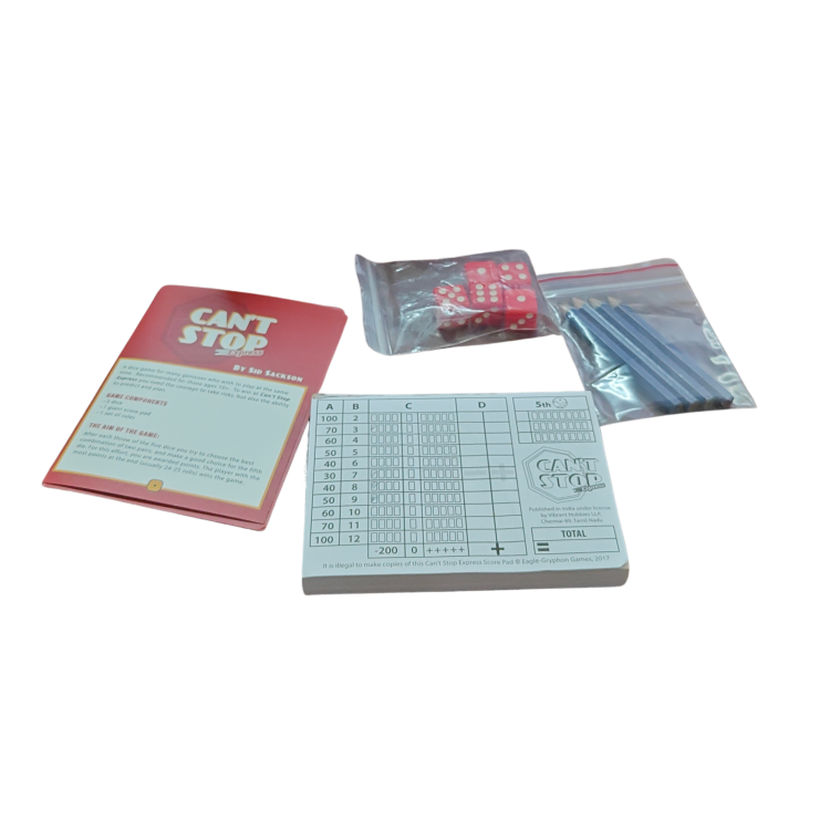 Cant Stop Express All Board Games, Our Games, Published Games, For Cafe, 1 - First 20 Games Essential, Made in India !, All Products image