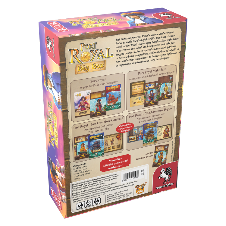 Port Royal: Big Box Board Games, On demand, Imported Games, For Cafe, 3- Next 51 to 100 Games, All Products image