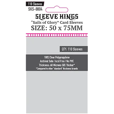 Sleeve Kings 8804 Sails of Glory Card Sleeves (50x75mm) - 110 Pack image