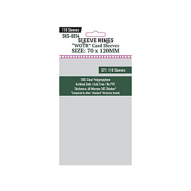 Sleeve Kings 8814 WOTR-Tarot Card Sleeves (70x120mm) -110 Pack