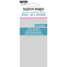 Sleeve Kings 8817 Space Base Compatible Sleeves (40x89mm) - 110 Pack