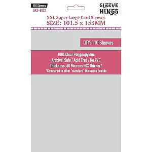 Sleeve Kings 8832 XXL Super Large Sleeves (101.5x153mm) -110 Pack