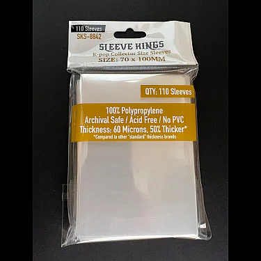 Sleeve Kings 8842 Kpop Collector Size (70 X 100 MM) 110 pack