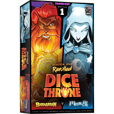 Dice Throne: Season One ReRolled – Barbarian v. Moon Elf