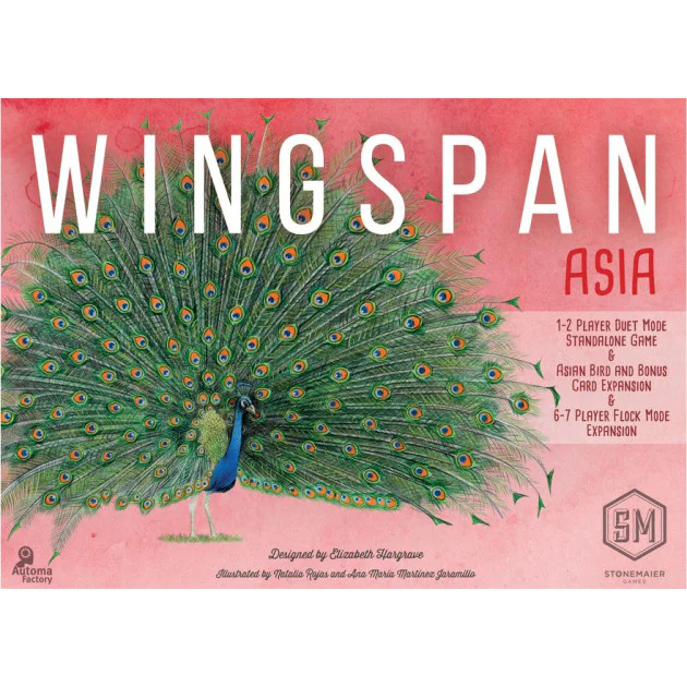 Wingspan: Asia Best Sellers, Imported Games, For Cafe, 3- Next 51 to 100 Games, All Products image