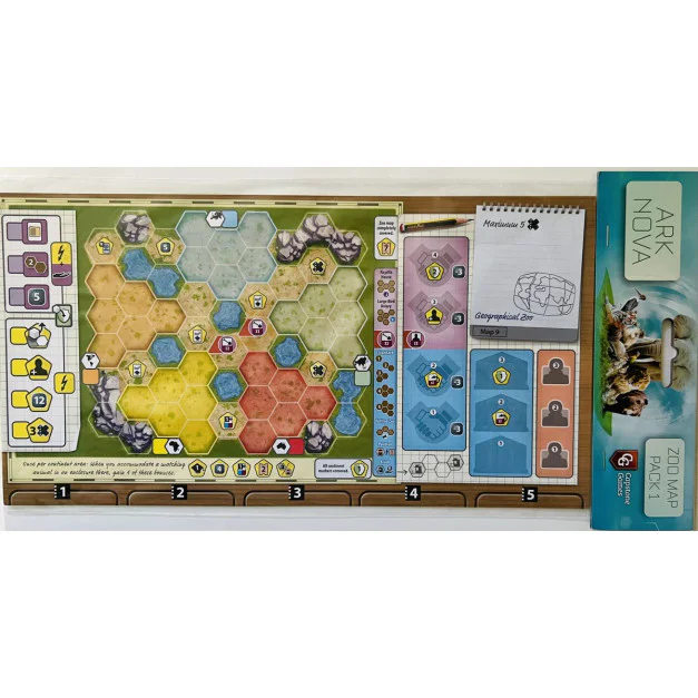 Ark Nova: Zoo Map Pack 1 Pre Orders, Imported Games, All Products, Pre order CMON Sep'25 image