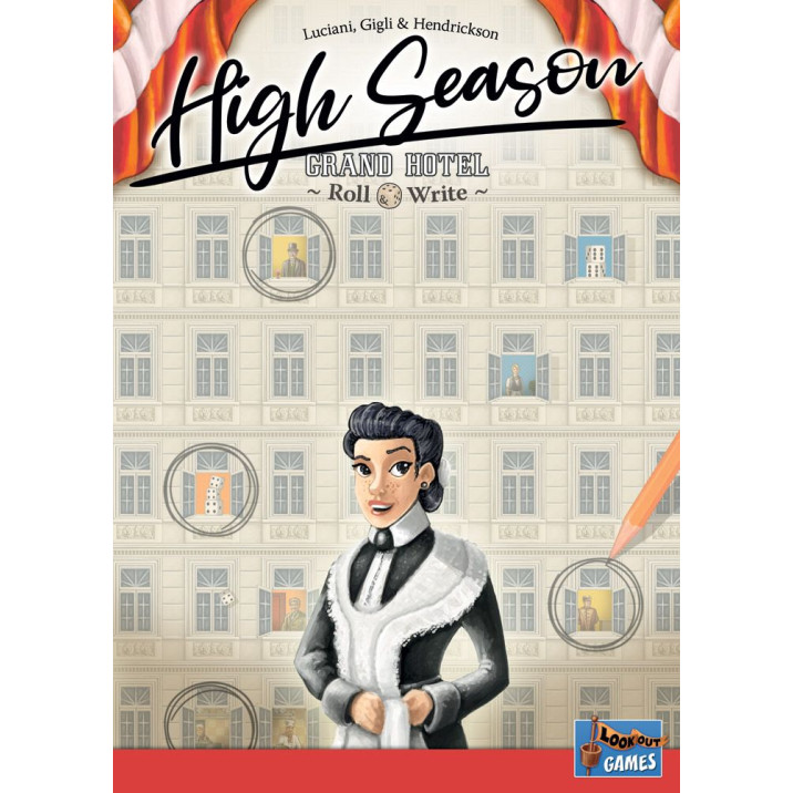 High Season: Grand Hotel Roll & Write All Board Games, Imported Games, All Products image