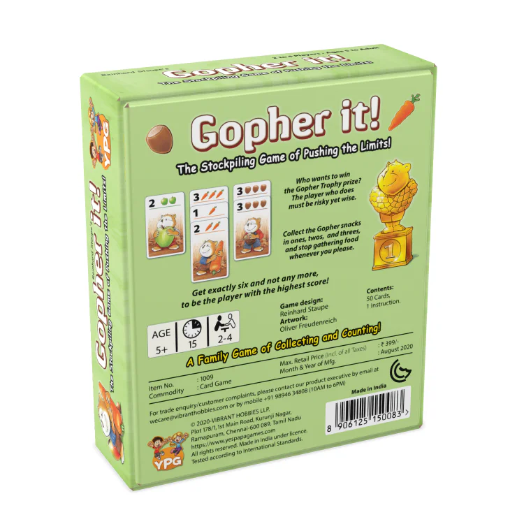 Gopher It All Board Games, Our Games, Published Games, Made in India !, All Products image