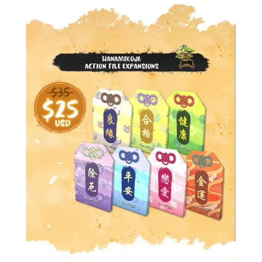 KS Hanamikoji: Action Tiles Expansion (1~7) All Board Games, Kickstarters, KS Games In Stock, All Products image