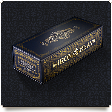 Iron Clays 100 Chips Printed Box