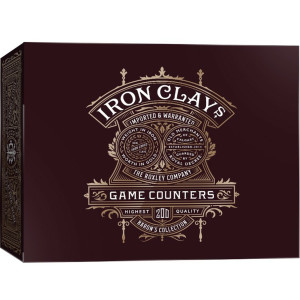 Iron Clays 200 chips Printed Box