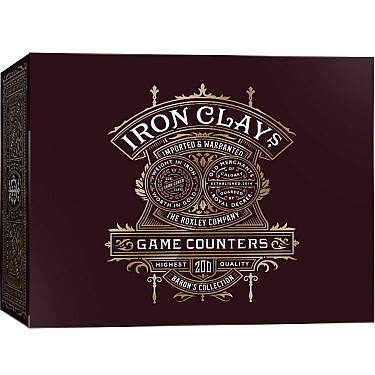 Iron Clays 200 chips Printed Box