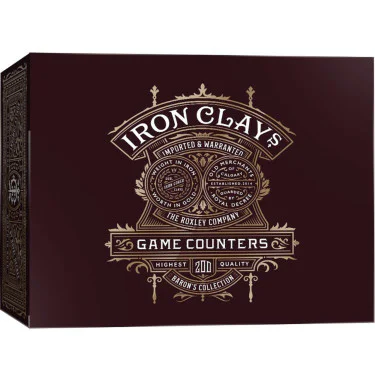 Iron Clays 400 chips Printed Box