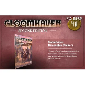 Gloomhaven: Second Edition - Removable Stickers