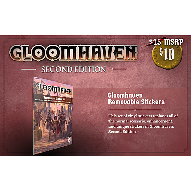 Gloomhaven: Second Edition - Removable Stickers