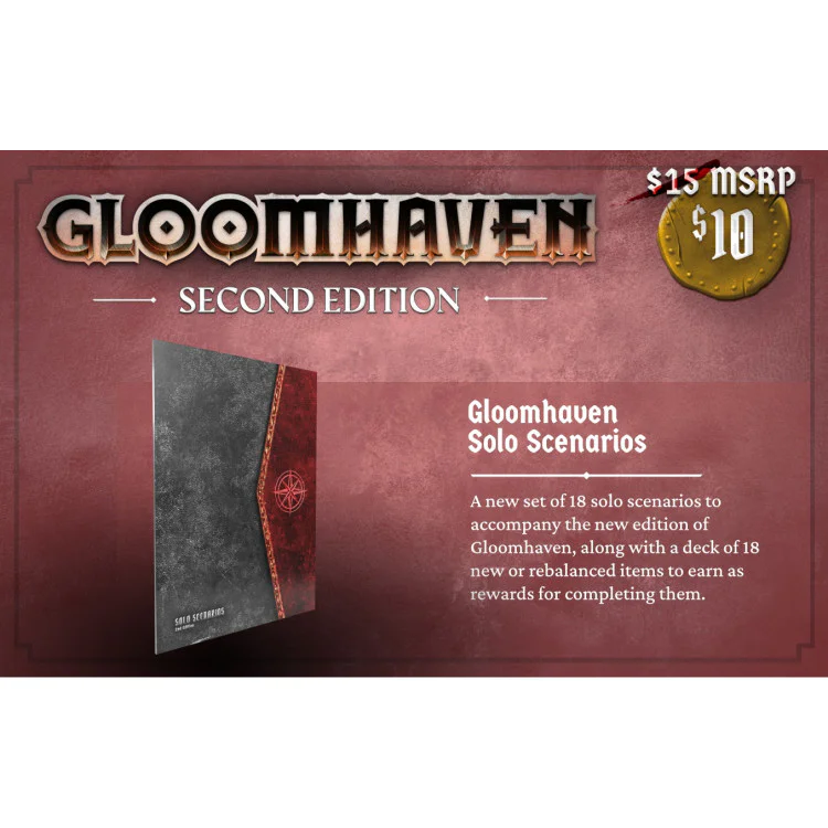 Gloomhaven: Second Edition - Solo Scenarios Kickstarters, Imported Games, KS Games on pre-order, All Products image
