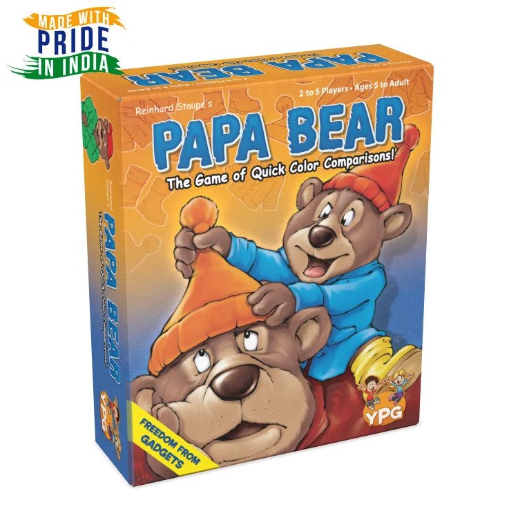 Papa Bear All Board Games, Our Games, Published Games, Made in India !, All Products image