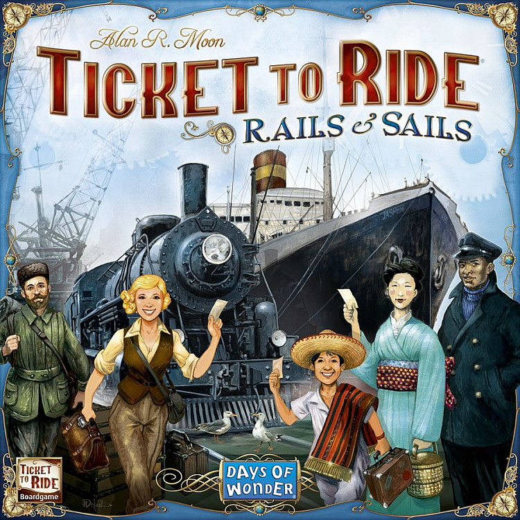 Ticket To Ride: Rails & Sails On demand, Imported Games, All Products image