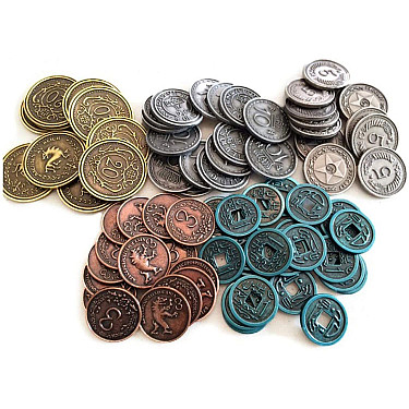 Scythe metal coins