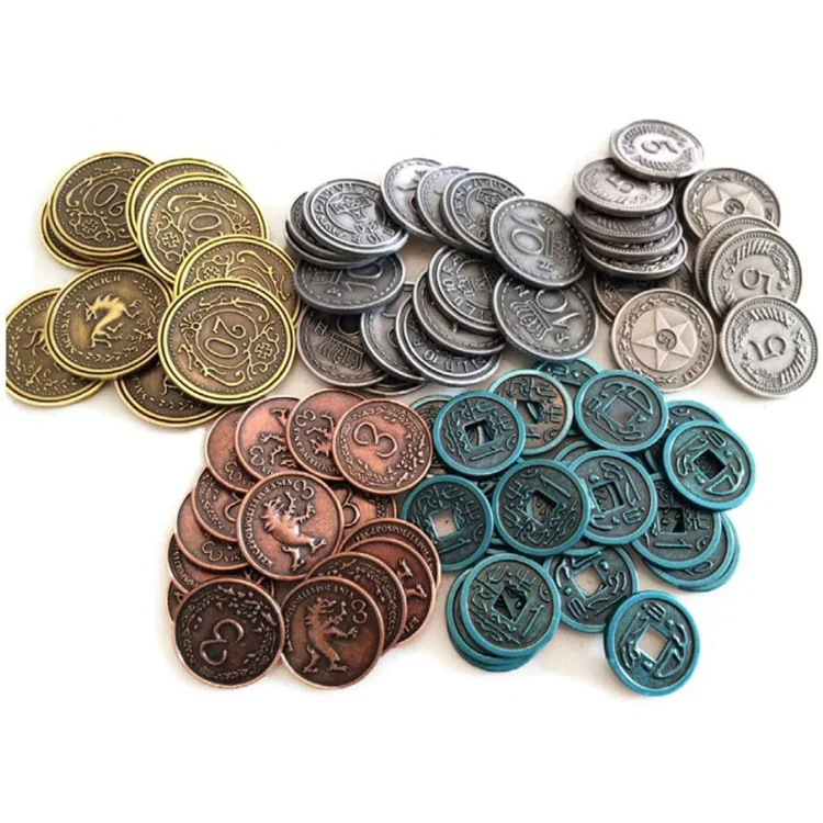 Scythe metal coins image