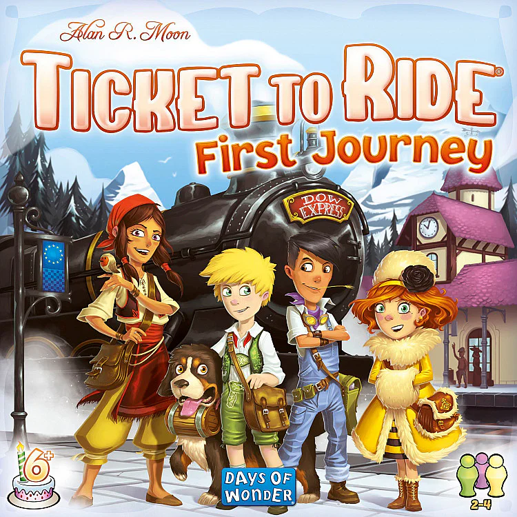 Ticket to Ride: First Journey Europe On demand, Imported Games, All Products image