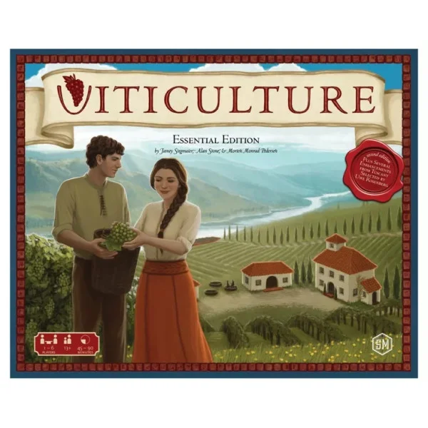 Viticulture Essential Edition All Board Games, Best Sellers, BGG Top 100, Imported Games, For Cafe, 3- Next 51 to 100 Games, All Products image